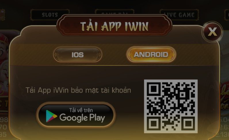 Cách tải iWIN dành cho IOS. Ảnh chỉ mang tính chất minh họa