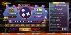 Chức năng đặt cược Tài xỉu tại IWIN